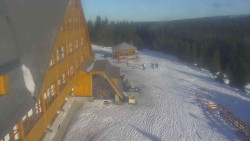 Parkoviště a hlavní vchod