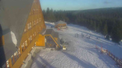 Parkoviště a hlavní vchod