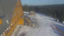 Parkoviště a hlavní vchod