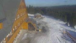 Parkoviště a hlavní vchod