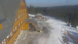 Parkoviště a hlavní vchod