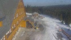 Parkoviště a hlavní vchod