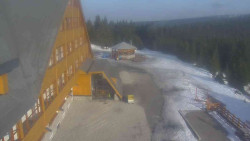 Parkoviště a hlavní vchod