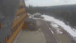 Parkoviště a hlavní vchod