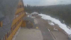 Parkoviště a hlavní vchod