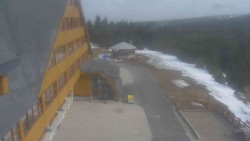 Parkoviště a hlavní vchod