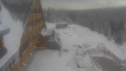 Parkoviště a hlavní vchod