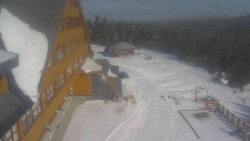 Parkoviště a hlavní vchod