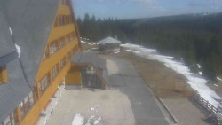 Parkoviště a hlavní vchod