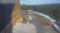 Parkoviště a hlavní vchod