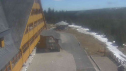 Parkoviště a hlavní vchod