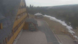 Parkoviště a hlavní vchod