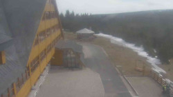 Parkoviště a hlavní vchod