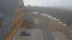 Parkoviště a hlavní vchod