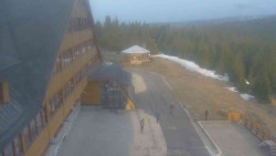 Parkoviště a hlavní vchod