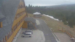 Parkoviště a hlavní vchod