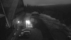 Parkoviště a hlavní vchod