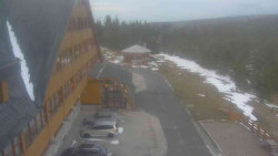 Parkoviště a hlavní vchod