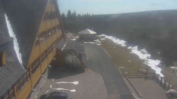 Parkoviště a hlavní vchod