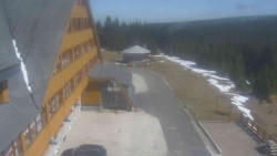 Parkoviště a hlavní vchod