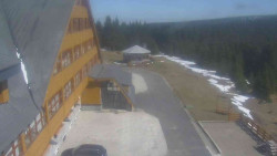 Parkoviště a hlavní vchod