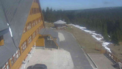 Parkoviště a hlavní vchod