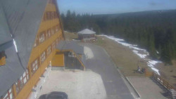 Parkoviště a hlavní vchod