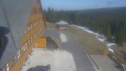 Parkoviště a hlavní vchod