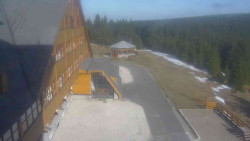 Parkoviště a hlavní vchod