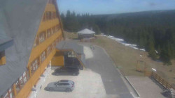 Parkoviště a hlavní vchod