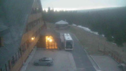 Parkoviště a hlavní vchod