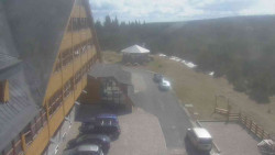 Parkoviště a hlavní vchod