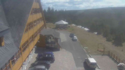 Parkoviště a hlavní vchod