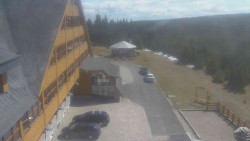 Parkoviště a hlavní vchod