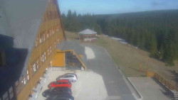 Parkoviště a hlavní vchod