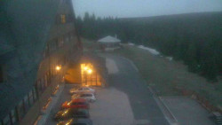 Parkoviště a hlavní vchod