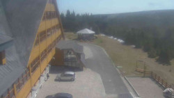 Parkoviště a hlavní vchod