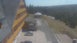 Parkoviště a hlavní vchod