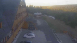 Parkoviště a hlavní vchod