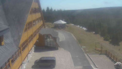 Parkoviště a hlavní vchod