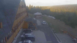 Parkoviště a hlavní vchod