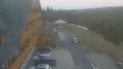 Parkoviště a hlavní vchod