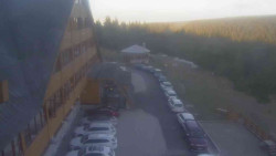 Parkoviště a hlavní vchod