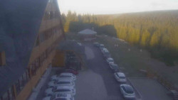 Parkoviště a hlavní vchod