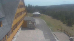Parkoviště a hlavní vchod