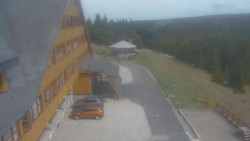 Parkoviště a hlavní vchod