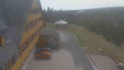 Parkoviště a hlavní vchod