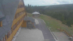 Parkoviště a hlavní vchod