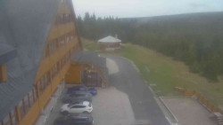 Parkoviště a hlavní vchod