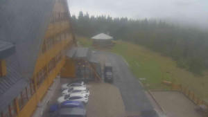Sporthotel Kurzovní - Parkoviště a hlavní vchod - 14.5.2026 v 09:25 Sporthotel Kurzovní - Parkoviště a hlavní vchod - 14.5.2026 v 09:25